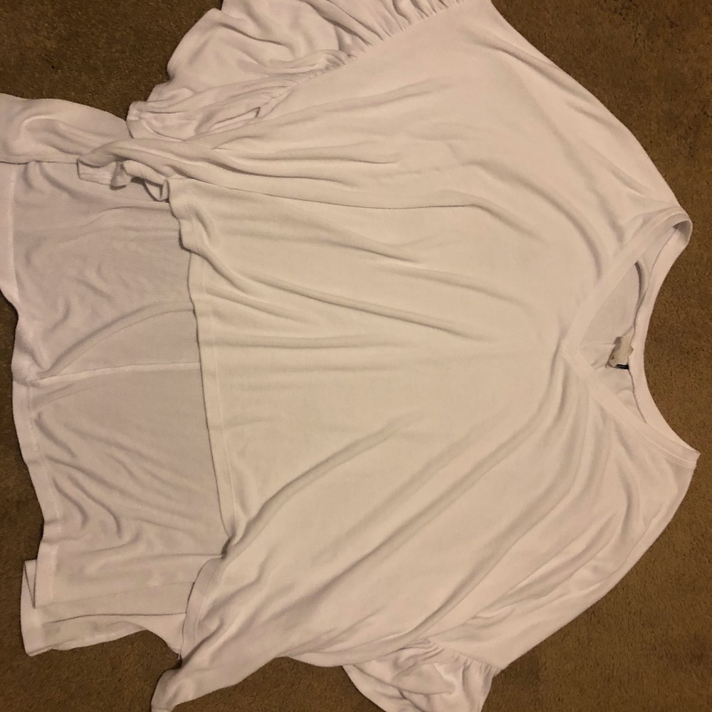 Women's White Anthropologie blouse